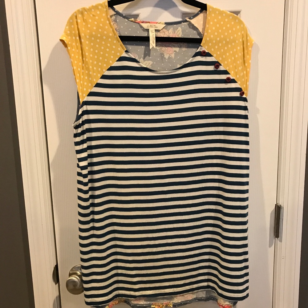 Matilda Jane Team Captain Tee EUC XL